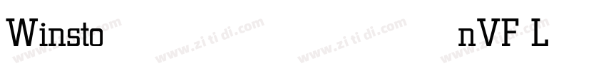 WinstonVF Light字体转换